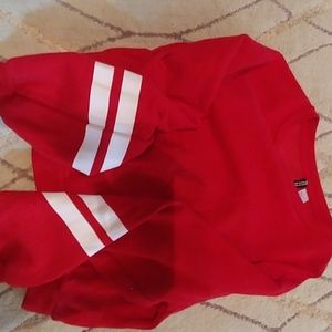 Red sweatshirt